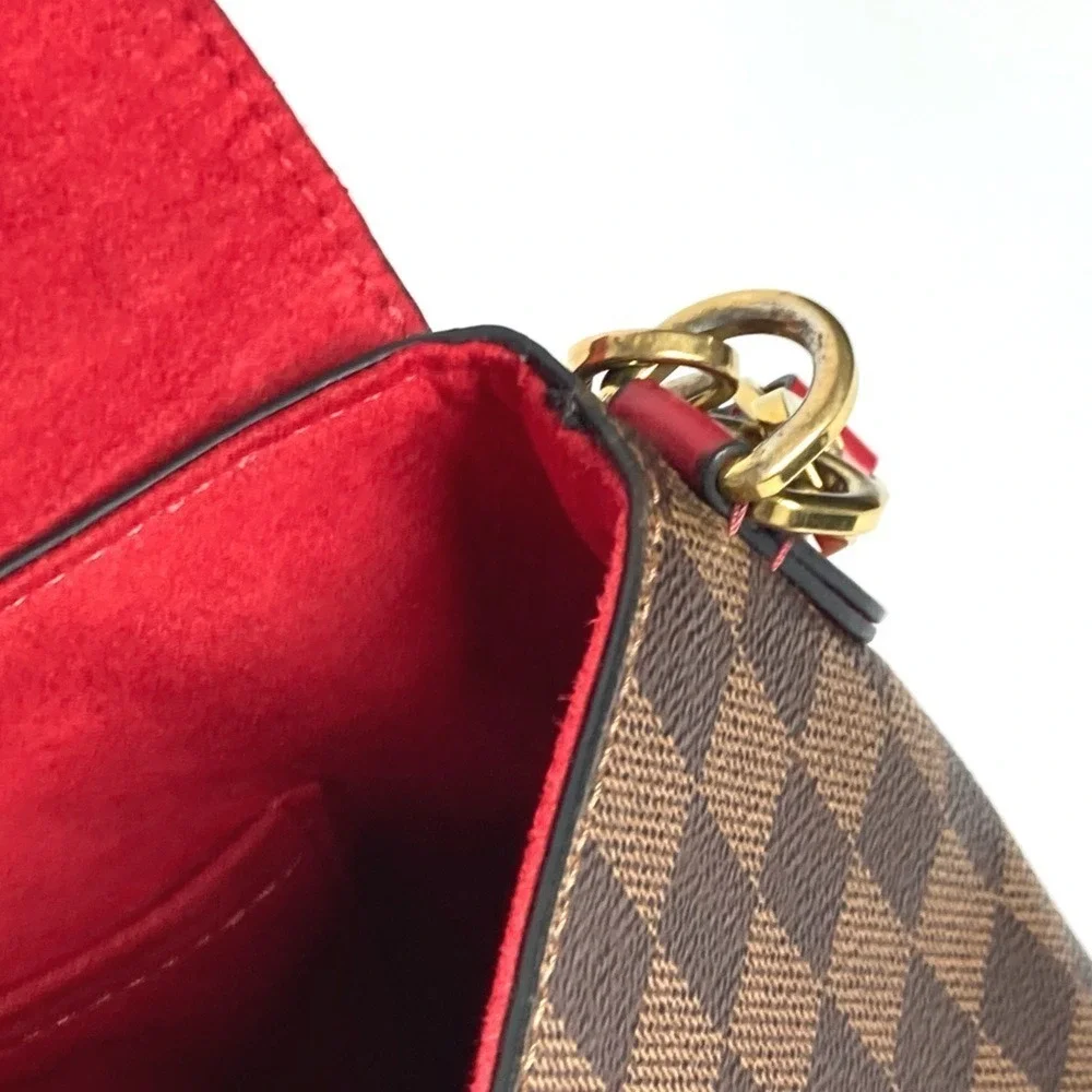 LOUIS VUITTON Brown Damier Canvas Shoulder Bag